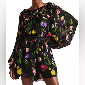 Ted Baker Brookii Ruffled Blouson
Sleeve Romper Size 2
